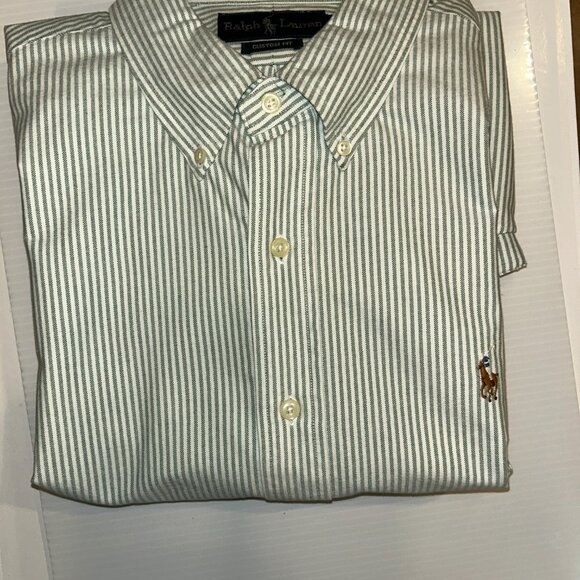 Ralph Lauren Button Down Long Sleeve Cotton Shirts, Men's XL, Pair - Picture 3 of 10